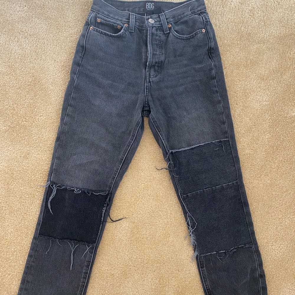 Urban Outfitters BDG Straight Slim Black Jeans